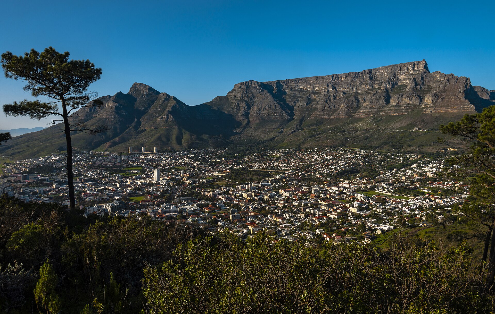 Table Mountain summit view Cape Town