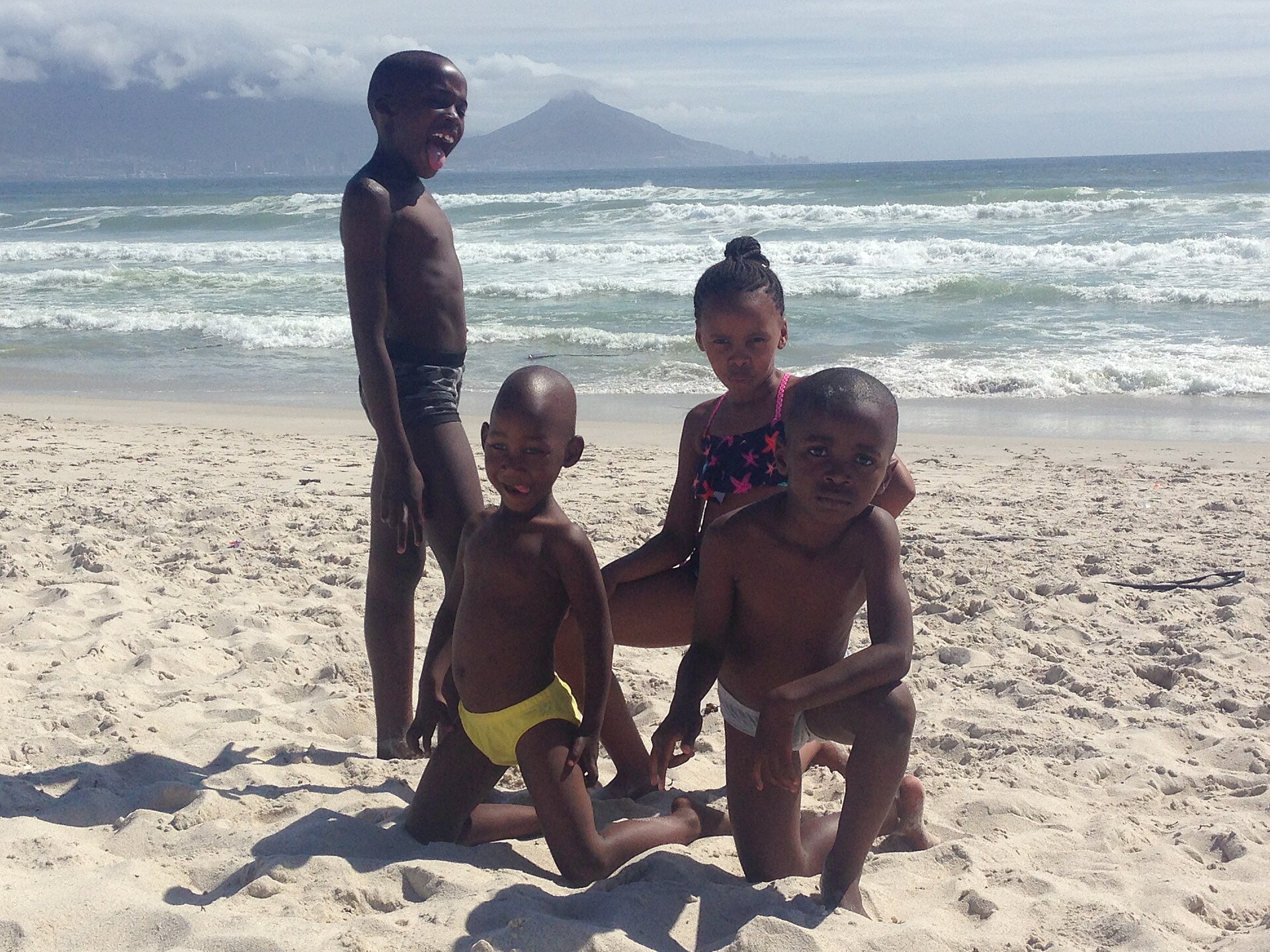 Cape Town beach family