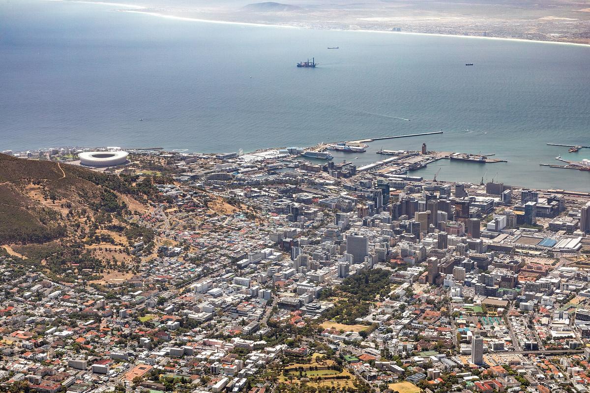 Cape Town Table Mountain city
