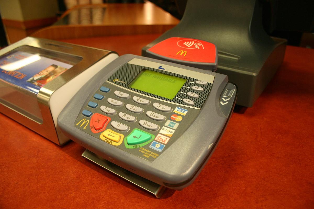 card payment terminal restaurant